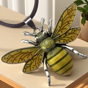 Classic Bee Pendant Necklace